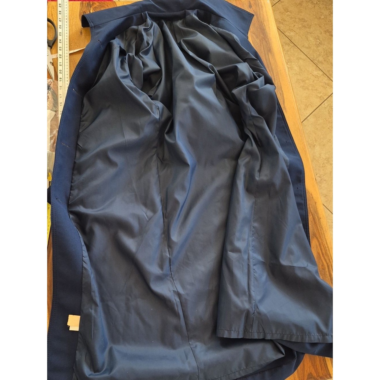 Dupont Zepel Vtg. Rain/ Stain Repeller Trench Sz Large — image 7 of 8